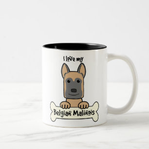 Tasse 2 Couleurs J'aime mon Malinois belge