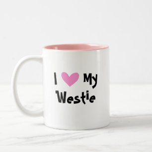 Tasse 2 Couleurs J'aime mon Westie