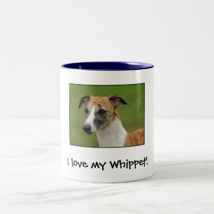 Tasse 2 Couleurs J'aime mon whippet !