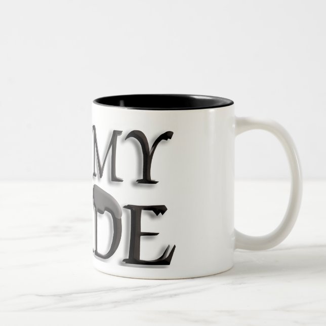 Tasse 2 Couleurs J'aime mon Zeide (Droit)