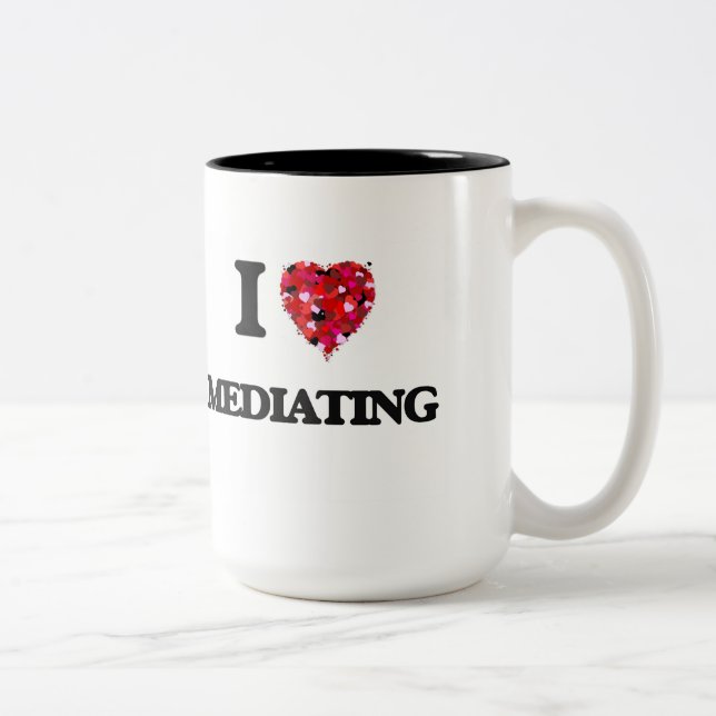 Tasse 2 Couleurs J'aime négocier (Droit)