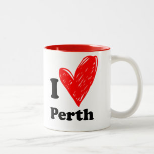 Tasse 2 Couleurs J'aime Perth