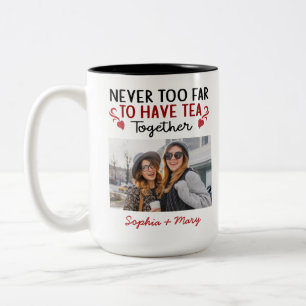 Tasse 2 Couleurs Jamais trop loin pour prendre le thé ensemble Phot