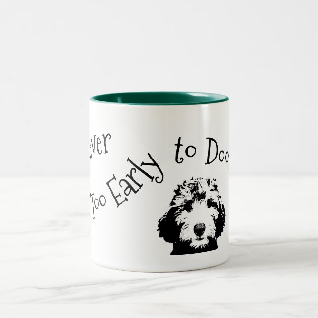 Tasse 2 Couleurs Jamais trop tôt (Centre)