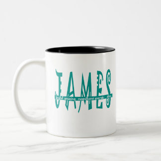 Tasse 2 Couleurs James orthographe&significations