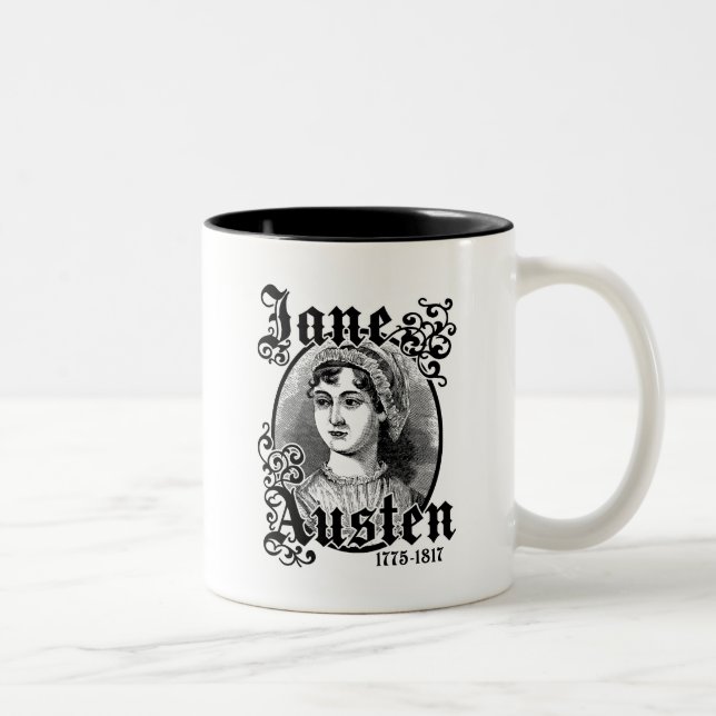Tasse 2 Couleurs Jane Austen (Droit)