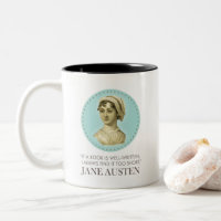 Jane Austen Portrait et citation sur la lecture
