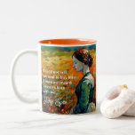 Tasse 2 Couleurs Jane Eyre Cite Monet Style Peinture<br><div class="desc">Jane Eyre dans la peinture de style Claude Monet avec citation : "Je n'ai pas besoin de vendre mon âme pour acheter le bonheur. J'ai un trésor intérieur né avec moi... " Voir toute la collection à Thornfield Passions ©</div>