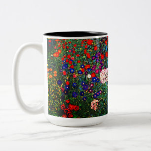 Tasse 2 Couleurs Jardin aux fleurs Gustav Klimt