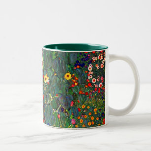 Tasse 2 Couleurs Jardin aux fleurs Gustav Klimt
