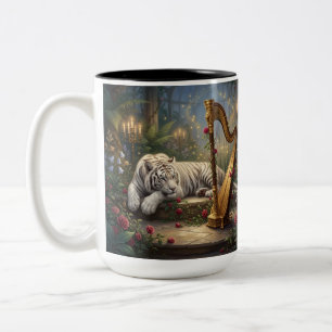 Tasse 2 Couleurs Jardin de la Harpe du Tigre Blanc – Cons Enchantés