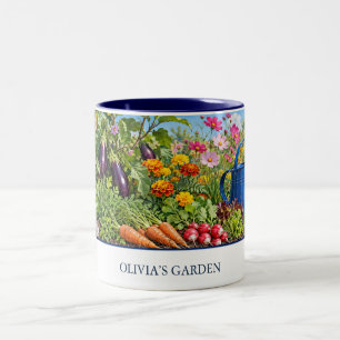 Tasse 2 Couleurs Jardin Potager Personnalisé