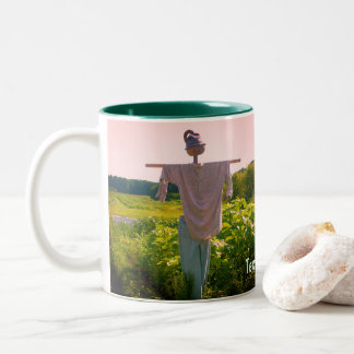 Tasse 2 Couleurs Jardin Scarecrow Nature Personnalisée