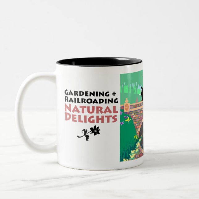 Tasse 2 Couleurs Jardinage + Railroading (Gauche)