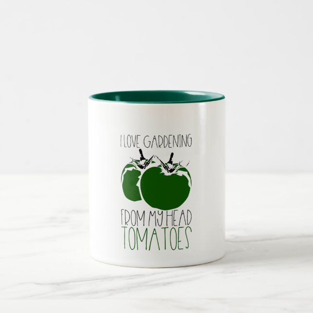 Tasse 2 Couleurs Jardinage Tomates (Centre)