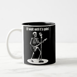Tasse 2 Couleurs J'attendrai jusqu'à ce qu'il soit calme et drôle S
