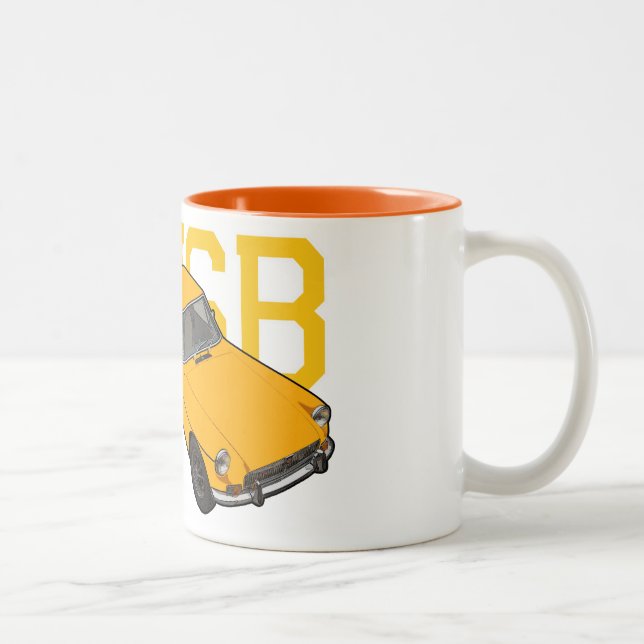 Tasse 2 Couleurs jaune de mgb (Droit)