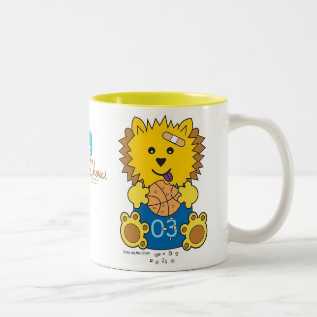 Tasse 2 Couleurs JayJay la bouffe (Droit)