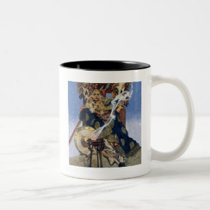 Tasse 2 Couleurs JC Leyendecker Reine Maeve Guerrière Celtique
