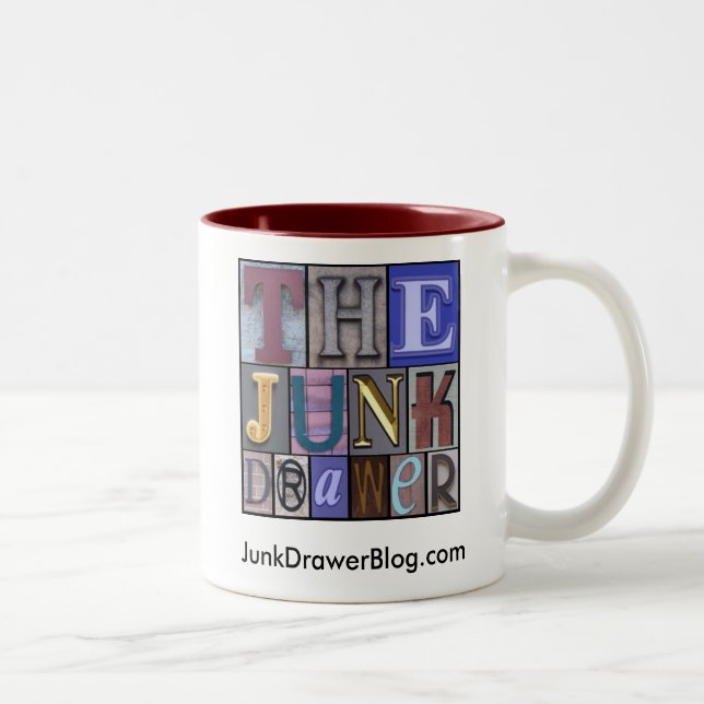 Tasse 2 Couleurs JDLogo, JunkDrawerBlog.com (Droit)