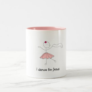Tasse 2 Couleurs Je danse pour Jésus