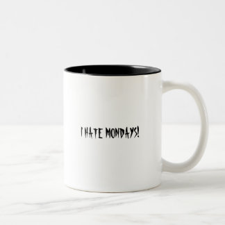 TASSE 2 COULEURS JE DÉTESTE LUNDI !