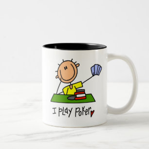 Tasse 2 Couleurs Je Joue au Poker