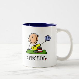 Tasse 2 Couleurs Je Joue au Poker Tshirts et Cadeaux