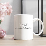 Tasse 2 Couleurs Je lis des livres interdits<br><div class="desc">Découvrez tous les matins le frisson de la littérature interdite avec la tasse à café "I Read Banned Books". Ce n'est pas seulement une tasse, c'est une déclaration, un témoignage de votre curiosité intellectuelle et de votre esprit rebelle. Écrite d'une déclaration audacieuse et audacieuse qui souligne votre goût pour le...</div>
