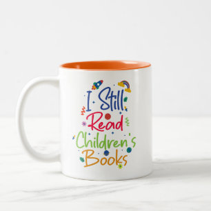 Tasse 2 Couleurs Je lis encore des livres pour enfants