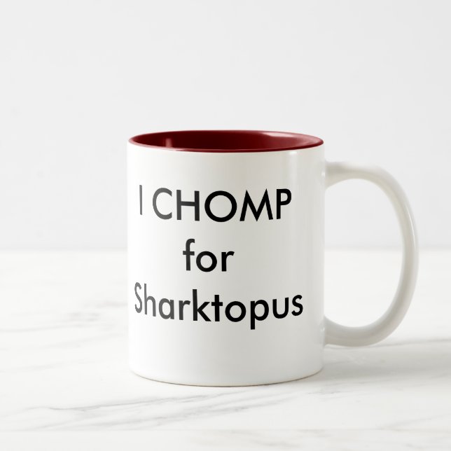Tasse 2 Couleurs JE MASTIQUE BRUYAMMENT pour Sharktopus (Droit)