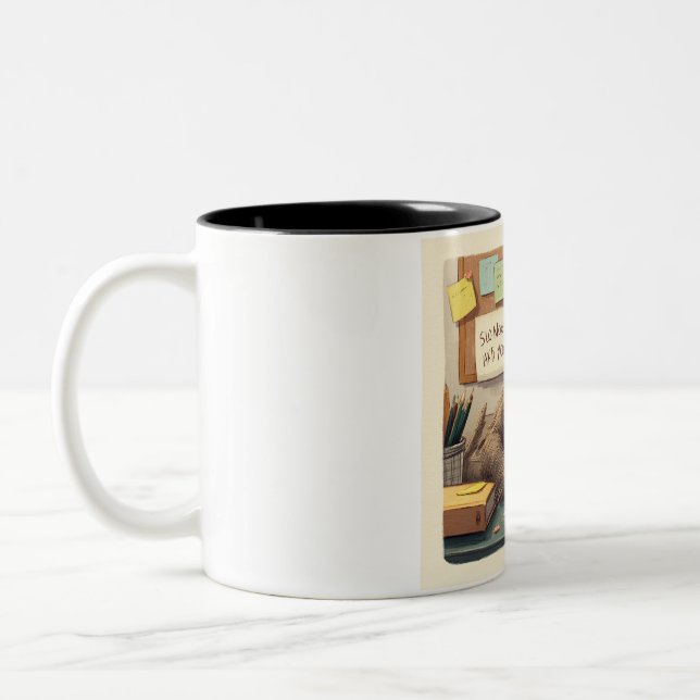 Tasse 2 Couleurs Je me repose juste les yeux (Gauche)