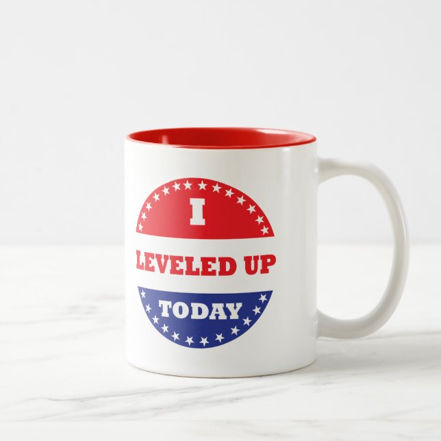 Tasse 2 Couleurs Je Me Suis Levellé Aujourd'Hui (Droit)