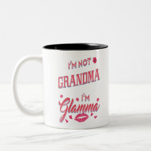 Tasse 2 Couleurs Je ne suis pas grand-mère Je suis Glamma