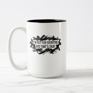 Tasse 2 Couleurs Je ne suis pas pour tout le monde – Coup de pincea