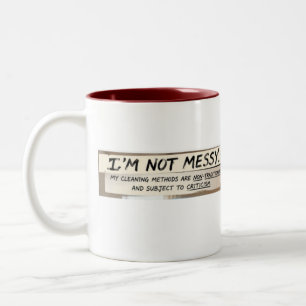 Tasse 2 Couleurs Je ne suis pas un jeu de mots désordonné