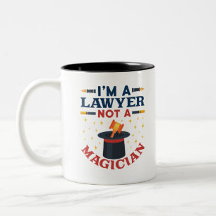 Tasse 2 Couleurs Je ne suis pas un magicien mais un avocat