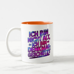 Tasse 2 Couleurs Je ne suis pas vieux, je suis un monument