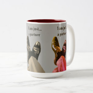 Tasse 2 Couleurs "Je Ne Suis Qu'Un Partenaire"