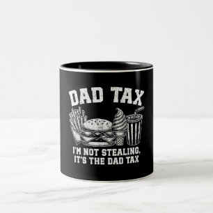Tasse 2 Couleurs Je ne vole pas C'est l'impôt du père