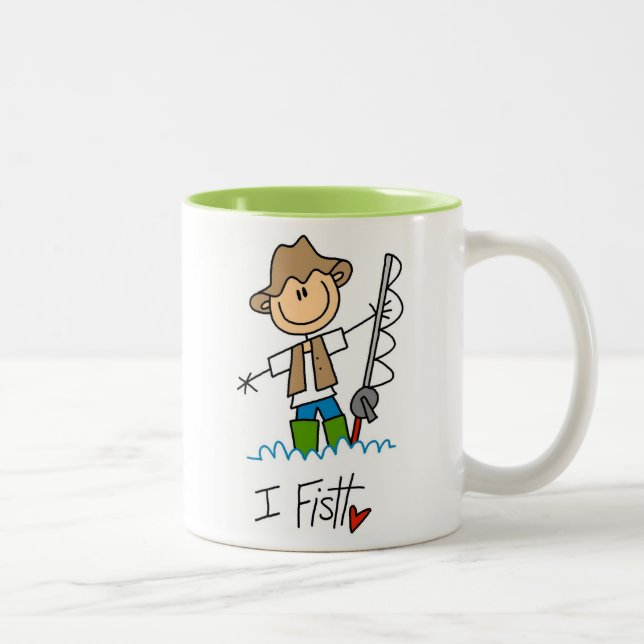 Tasse 2 Couleurs Je pêche (Droit)