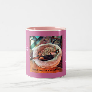 Tasse 2 Couleurs Je pense que j'ai besoin du café