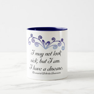 Tasse 2 Couleurs Je peux ne pas sembler… le rhumatisme articulair