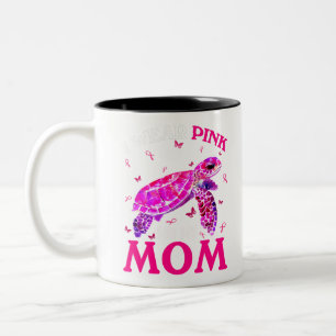 Tasse 2 Couleurs Je Porte Du Rose Pour Ma Mère Cancer Du Sein Tortu