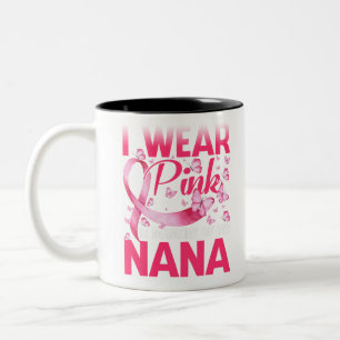 Tasse 2 Couleurs Je Porte Le Rose En Mémoire De Ma Nana