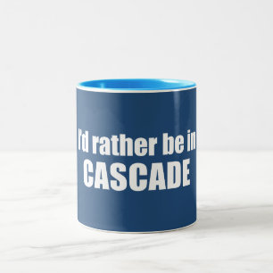 Tasse 2 Couleurs Je préférerais être à Cascade Idaho
