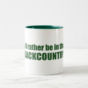 Tasse 2 Couleurs Je Préférerais Être Dans L'Arrière-Pays