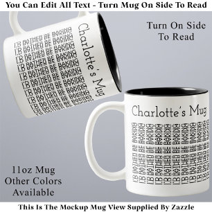 Tasse 2 Couleurs Je préférerais être en train de cuisiner & Message