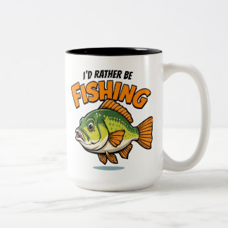 Tasse 2 Couleurs Je préférerais pêcher