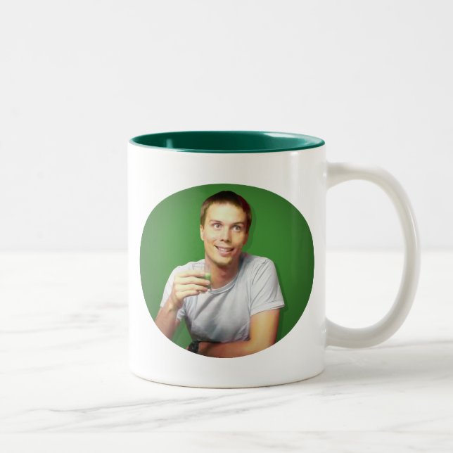 Tasse 2 Couleurs "Je sais qu'il est vert… " (Droit)